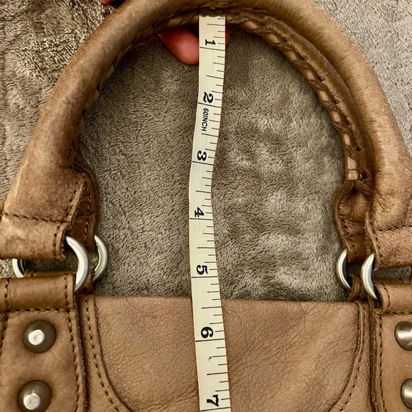 Liebeskind gorgeous quality Soft Taupe Brown Leather Satchel - Picture 11 of 12